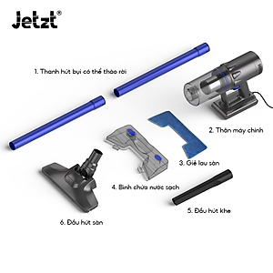 Máy hút bụi cầm tay có dây thế hệ mới JETZT X7 hàng chính hãng