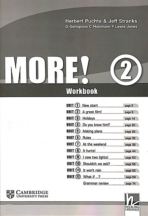 More! Level 2 Workbook with Audio CD Reprint Edition