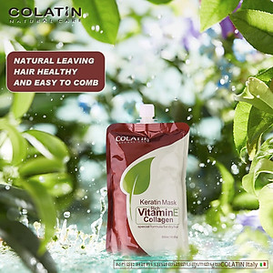 Kem ủ tóc siêu mượt Colatin Keratin Mask Vitamin E 500ml
