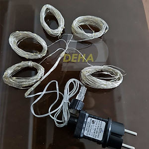 Dây đèn led đom đóm trang trí cắm điện chia nhánh 10 mét mỗi nhánh, không nháy, luôn sáng dây bóng đèn fairy light cao cấp, tinh tế decor phòng, quấn cây, chống nước dùng được ngoài trời ( Tùy chọn màu và chiều dài dây)