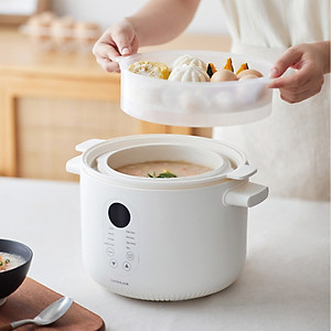 Nồi nấu chậm đa năng Locknlock EJP164IVY - Multi function slow cooker 220V, 50Hz, 350W - Dung tích 2.5L - Hàng chính hãng