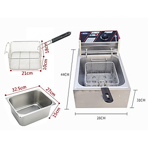 Bếp chiên nhúng điện hàng chính hãng dung tích 6L