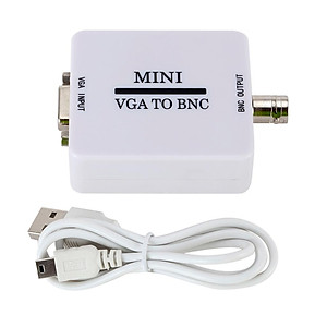Mini VGA Sang BNC Video Converter Bộ Chuyển Đổi Conversor Switcher Cho Màn Hình HDTV
