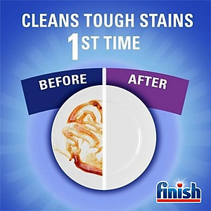 Hộp 51 viên rửa chén Finish Quantum Ultimate (Công thức mới 2020) – Hàng siêu cao cấp với 14x tính năng trong 1 viên (Dành cho máy rửa chén 13-14-15 bộ).