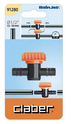 Van khóa ống 1/2" (16 mm) 91280 Claber