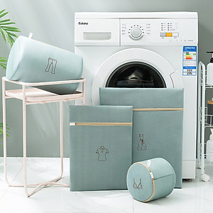 [VIDEO]-Bộ 6 túi lưới giặt đồ polyester 3 lớp cao cấp bảo vệ quần áo 6 size khác nhau