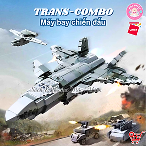 Đồ Chơi Xếp Hình Lắp Ráp Qman 42201 - Máy Bay Chiến Đấu (523 mảnh ghép) - Dành Cho Bé Trai Từ 6 Tuổi