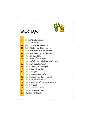 Sách POMath - Toán Tư Duy Cho Trẻ Em 4-6 Tuổi (Tập 5)