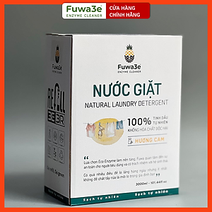 Nước giặt xả hữu cơ enzyme sinh học từ vỏ dứa Fuwa3e 3.5L
