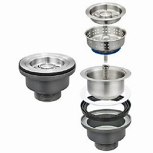 Chậu rửa bát 1 hố Valenza 7846 inox 304 nano đen dày 3li kèm bộ xả ngăn mùi, khay inox, rổ lỗ inox-Hàng chính hãng