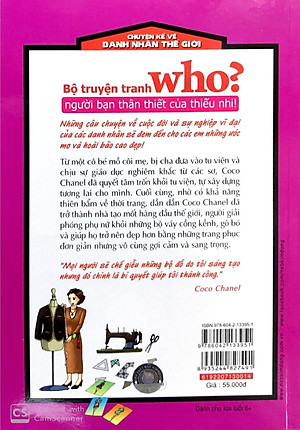 Sách Who? Chuyện Kể Về Danh Nhân Thế Giới: Coco Chanel (Tái Bản 2019)
