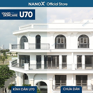 Phim cách nhiệt cao cấp NanoX U70 chống nắng & chống tia UV chuyên sâu cho nhà kính