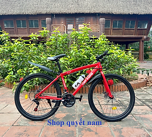 Xe đạp touring, xe đạp đường phố Limit Racing 26inch - Tặng chuông, bình nước, chắn bùn trước sau, đồ lắp xe