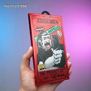 Kính Cường Lực Chống Nhìn Trộm 360 Độ Dành Cho iPhone - Wekome WTP-089 - Hàng Chính Hãng