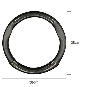Bọc vô lăng carbon xe Mitsubishi Xpander, Pajero, Attrage, Mirage, Triton, Outlander, Jolie, Lancer