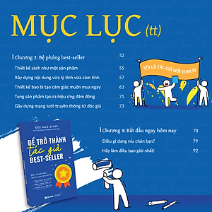  Để Trở Thành Tác Giả Best Seller - Biến Chuyên Môn Thành Cuốn Sách Để Đời Thấu Hiểu Quy Trình, Nắm Vững Công Cụ, Chinh Phục Độc Giả