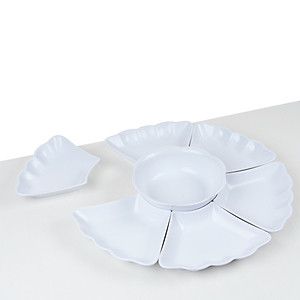 Bộ Bát Đĩa Hoa Mặt Trời 6836 Việt Nhật Loại Lớn - Bộ Bát Đĩa Bày Cỗ