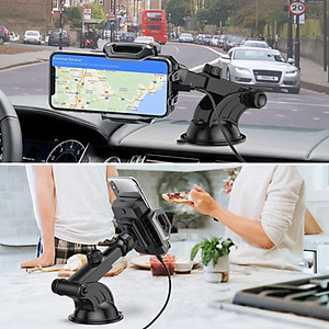 Giá đỡ Choetech T521-S điện thoại kiêm sạc không dây trên ô tô 10W  (Hàng chính hãng)