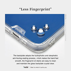 Ốp lưng dành cho iPhone 14 Pro/14 Pro Max/13/13 Pro/13 Pro Max HODA Crystal Pro Glass - Hàng Nhập Khẩu