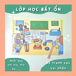 Bộ Tranh Tương Tác Cô Tiên Xanh - Lớp Học Bất Ổn