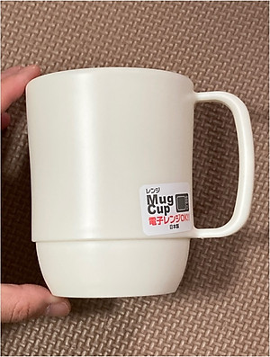 Combo Cốc nhựa uống nước Inomata cao cấp - Trắng ngà nội địa Nhật Bản