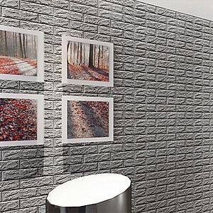 Bộ 20 miếng xốp dán tường giả gạch 3D 70x77cm