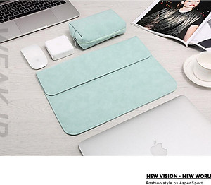 BAO DA, TÚI DA, CẶP DA CHỐNG SỐC CHO MACBOOK, LAPTOP, SURFACE KÈM VÍ ĐỰNG PHỤ KIỆN