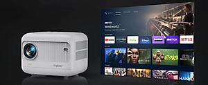 Máy chiếu Mini thông minh Yaber L1 Android Tivi hỗ trợ Full-HD 1080p 4K- Hàng Chính Hãng - Thương hiệu Máy chiếu mini Máy chiếu gia đình văn phòng tốt nhất