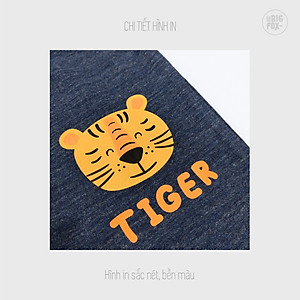 Quần thun bé trai Bigfox - Miss Meow quần dài cho bé họa tiết vui nhộn chất nỉ phong cách Âu Mỹ hình hổ 3-11