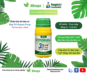 Phân bón lá hữu cơ Hợp Trí Organo Forge 250ml Rễ nhiều - Tược mập - Trái lớn