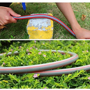 Bộ Vòi Phun Nước Tưới Cây, Rửa Xe VA213 gồm: Vòi Phun Tưới Tăng Áp + Khung Lô Cuốn Ống Dây + Phụ Kiện Khớp nối+ 20-25m Dây Dẫn Nước kết cấu 3 lớp chống xoắn, vòi phun đa năng chất lượng cao/ Hồng Thanh Garden