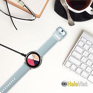 Dây cáp sạc nhanh cho Samsung Galaxy Watch 3 / 4 / 5 / 5 Pro / 6 / 6 Classic / 7 / Fe / Ultra / Active 1 / 2 - Hàng Nhập Khẩu