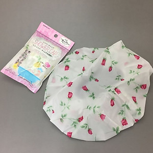 Mũ tắm bảo vệ tóc họa tiết hoa Seiwa - Hàng Nội Địa Nhật Bản