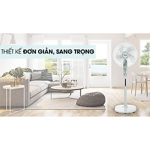Quạt đứng Toshiba F-LSA10(H)VN (50W) - Xám - Hàng chính hãng