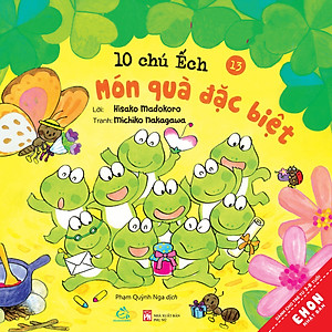 Sách Ehon Nhật Bản 10 Chú ếch Tái Bản 2020 Trọn bộ 18 cuốn: 10 chú ếch, 10 chú ếch,1 người bạn mới, Đi tới núi Mõ, Lễ hội mùa hè, Trú đông, Cùng nhau đón tết, Cuộc thi hát hay, Mùa xuân đến rồi, Ngày hội thể thao, Lễ hội sao vui vẻ , Tới núi Rào Rào, Cùng tới biển chơi, Món quà đặc biệt, Đi Picnic, Mở cửa bể bơi, Lần đầu đi cắm trại, Cùng nhau ngắm trăng, Lễ hội mùa Thu