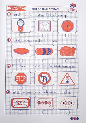 Vở Ô Li Bài Tập Toán Lớp 1 - Tập 1