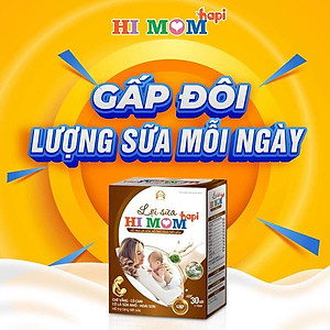 Lợi sữa Himom dạng cao lỏng cao cấp hỗ trợ tăng tiết sữa, giảm nguy cơ tắc tuyến sữa (hộp 30 gói)