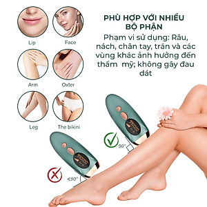 Máy triệt lông vĩnh viễn mini cầm tay vô hạn xung chính hãng chức năng triệt lông IPL tẩy lông tay chân