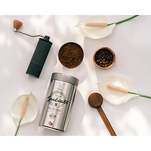 Cà Phê Hạt Mộc Trung Nguyên Legend Success 8 – Lon 340g – 100% Arabica, Hương Hoa Trái Cây Tươi
