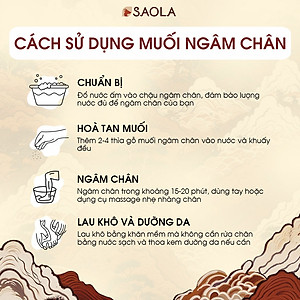Muối Ngâm Chân Thảo Dược, Muối Hồng Hymalaya, Giảm Đau Nhức Chân, Lưu Thông Máu,Giúp Ngủ Ngon