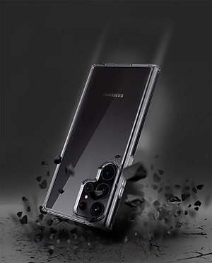 Ốp lưng chống sốc trong suốt cho Samsung Galaxy S24 / Galaxy S24+ / Galaxy S24 Plus / S24 Ultra Likgus Crashproof giúp chống chịu mọi va đập- Hàng nhập khẩu