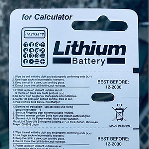 5 Viên Pin CMOS CR2016 Maxell Nhật Bản Lithium 3V