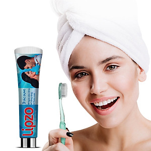 Bộ Đôi Siêu Tiết Kiệm Kem Đánh Răng Lipzo 3 Tác Dụng 02 Tuýp 190Gram Tái Tạo Men Răng Trắng Răng Ngừa Sâu Răng Thơm Mát