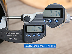 Chảo chống dính 2 quai hợp kim nhôm lòng sâu Rainy 30 cm - Hàng Chính Hãng