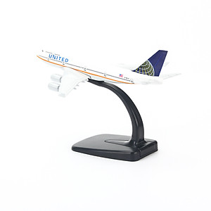 Mô Hình Máy Bay Trưng Bày Boeing 747 United Airlines Everfly