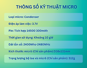 Bộ Loa Karaoke mini Bluetooth iCore ISM59 kèm 01 Micro - Hàng Chính Hãng