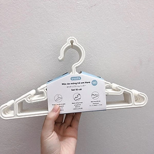 Set 10 móc áo mỏng trẻ em Hara 185 Inochi