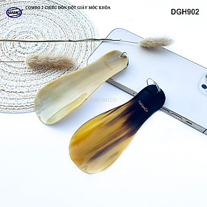 COMBO 2 chiếc Đón gót giày bằng sừng nhỏ gọn, làm móc khóa hoặc để túi (DGH902) Cho giày Nam & Nữ