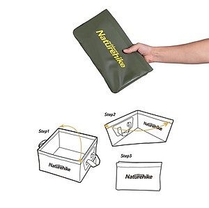 Xô Vuông Du Lịch Cắm Trại gấp Gọn Naturehike NH19SJ007