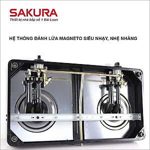 Bếp Gas Sakura SA-2375GB - Hàng chính hãng